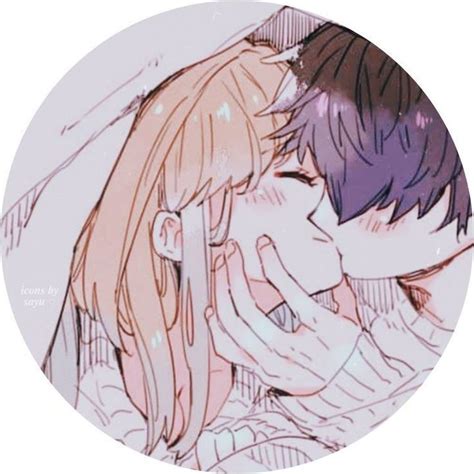 anime couple kissing|Kissing matching anime pfp